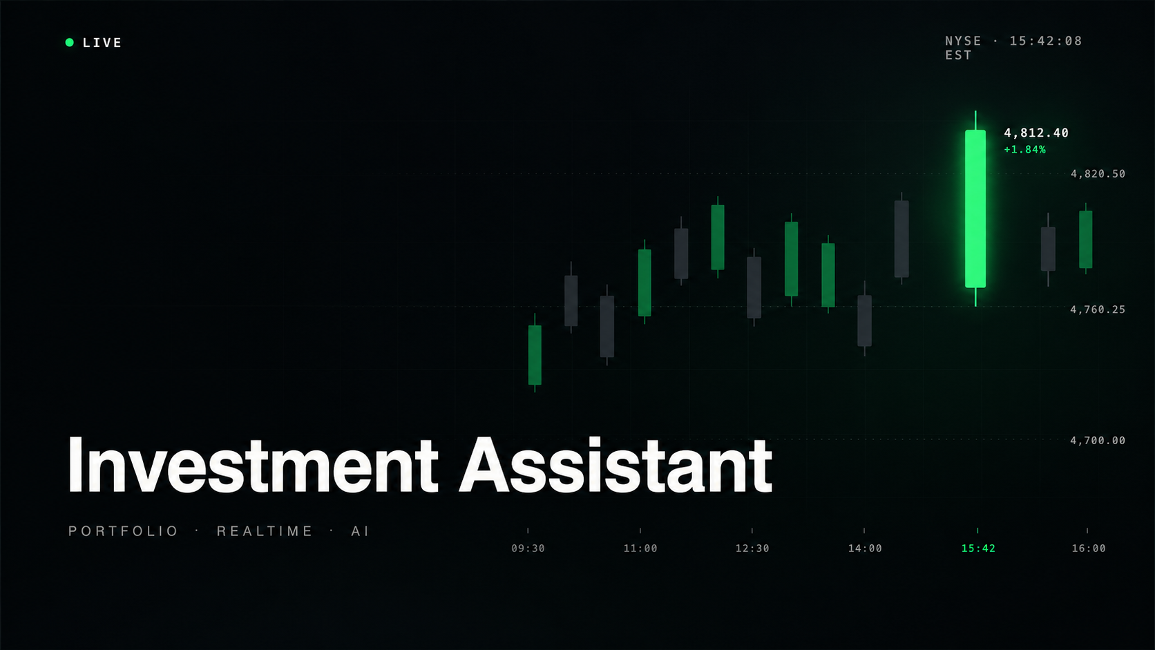 Investment Assistant — a private portfolio dashboard by Xuejian (Aiden) Yang